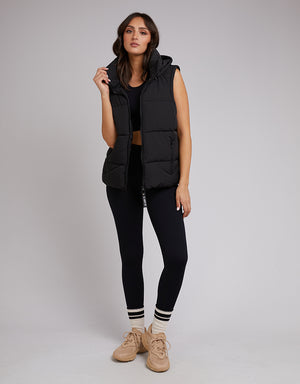 Remi Luxe Puffer Vest - Black | All About Eve All About Eve
