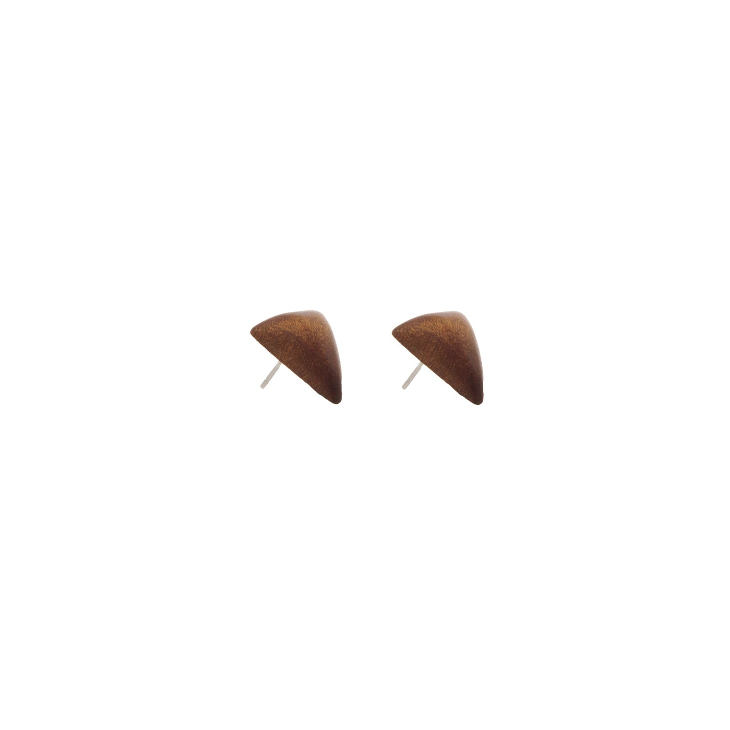 Timber Triangle Stud Earring Tan Not specified