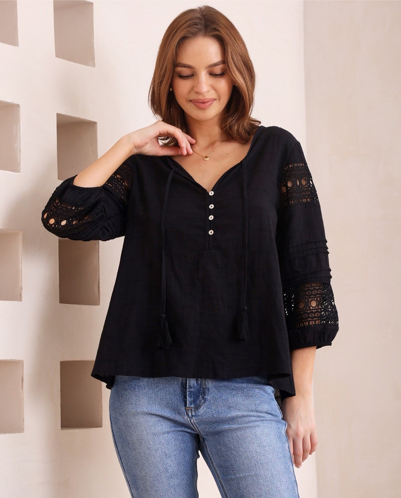 Sable Top | Black Iris Maxi the Label