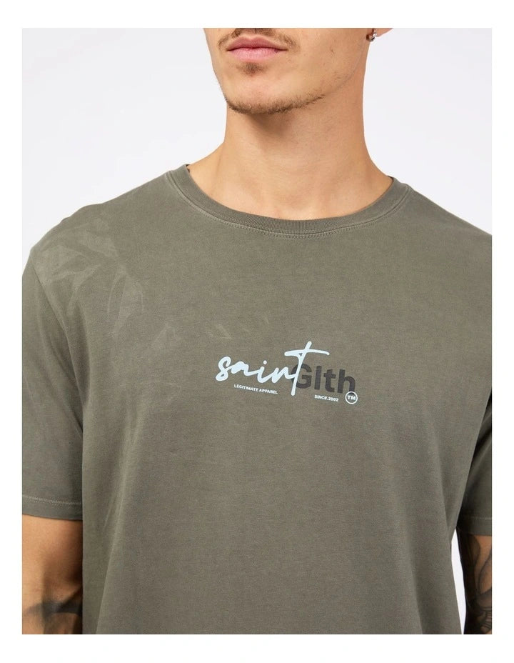 Sign Off Tee / Green | St Goliath Mens St Goliath