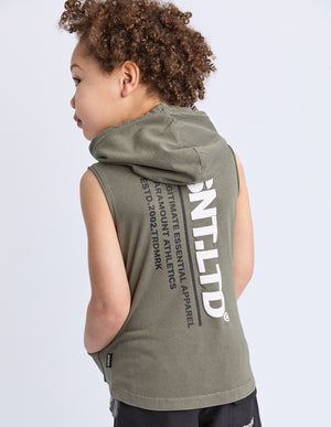 Podium Hooded Muscle / Khaki | St Goliath St Goliath