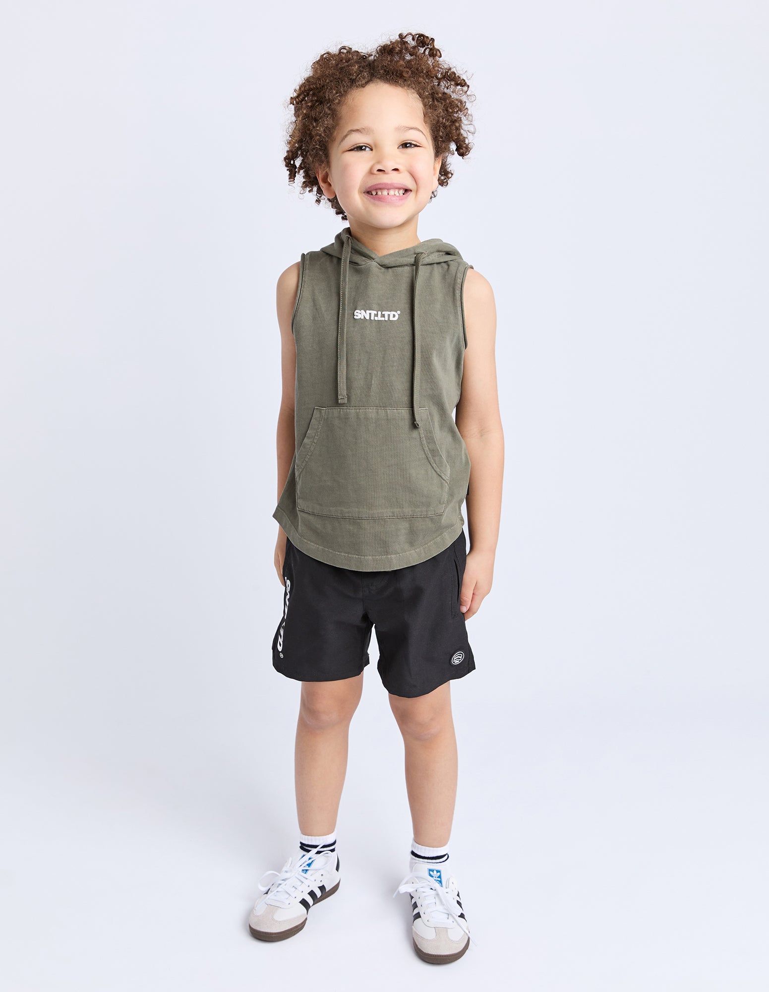 Podium Hooded Muscle / Khaki | St Goliath St Goliath