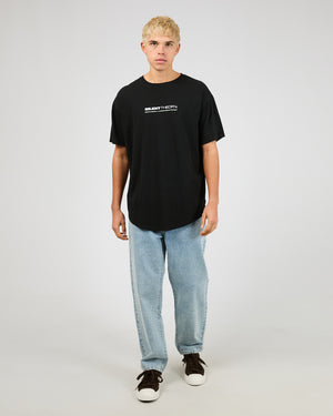 Tuscan Scoop Tee / Washed Black | Silent Theory Mens Silent Theory