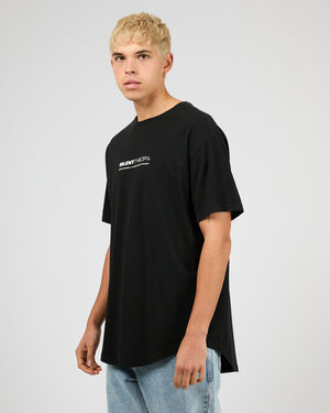 Tuscan Scoop Tee / Washed Black | Silent Theory Mens Silent Theory