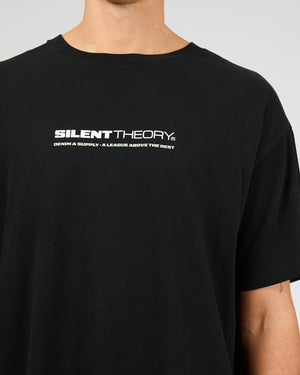 Tuscan Scoop Tee / Washed Black | Silent Theory Mens Silent Theory