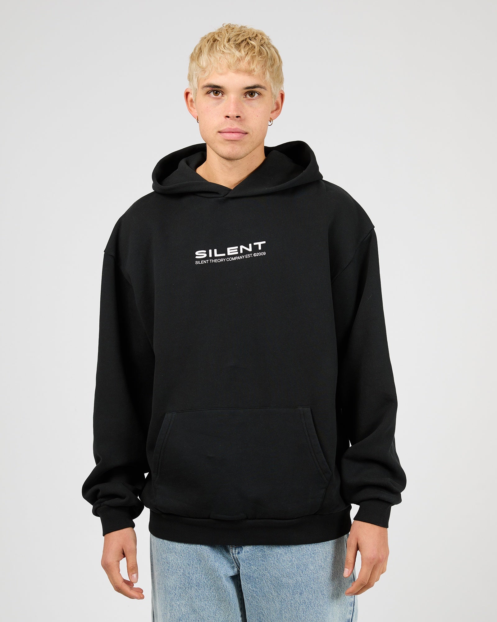 Weld Hoodie / Washed Black | Silent Theory Silent Theory
