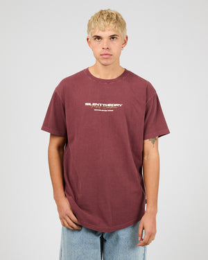 Charger Scoop Tee / Burgundy | Silent Theory Mens Silent Theory