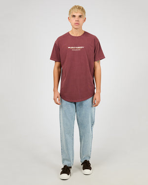Charger Scoop Tee / Burgundy | Silent Theory Mens Silent Theory