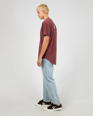 Charger Scoop Tee / Burgundy | Silent Theory Mens Silent Theory