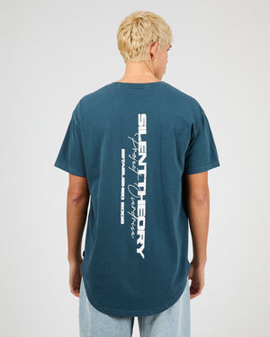 Charger Scoop Tee / Navy | Silent Theory Mens” Silent Theory
