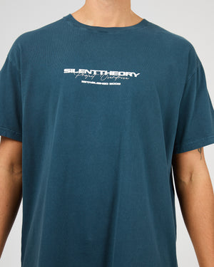 Charger Scoop Tee / Navy | Silent Theory Mens” Silent Theory
