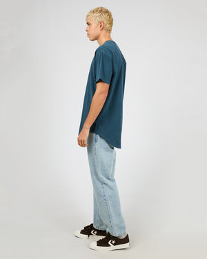 Charger Scoop Tee / Navy | Silent Theory Mens” Silent Theory