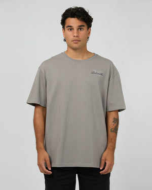 Link Script Tee / Smoke / Mens | St Goliath St Goliath