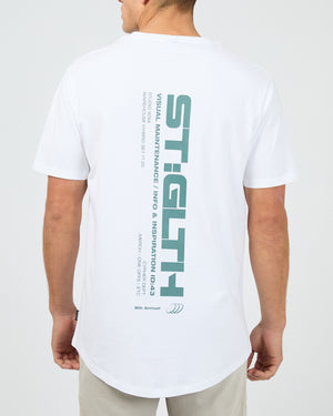 Cypher Tee / White | St Goliath Mens St Goliath