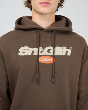 Radial Hoodie / Brown | St Goliath Mens St Goliath