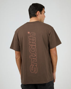 Radial Tee / Brown | St Goliath Mens St Goliath