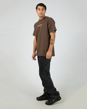 Radial Tee / Brown | St Goliath Mens St Goliath