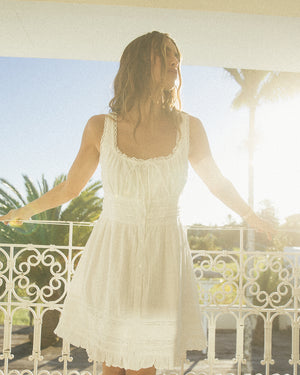 Dusty Mini Dress / White | All About Eve All About Eve