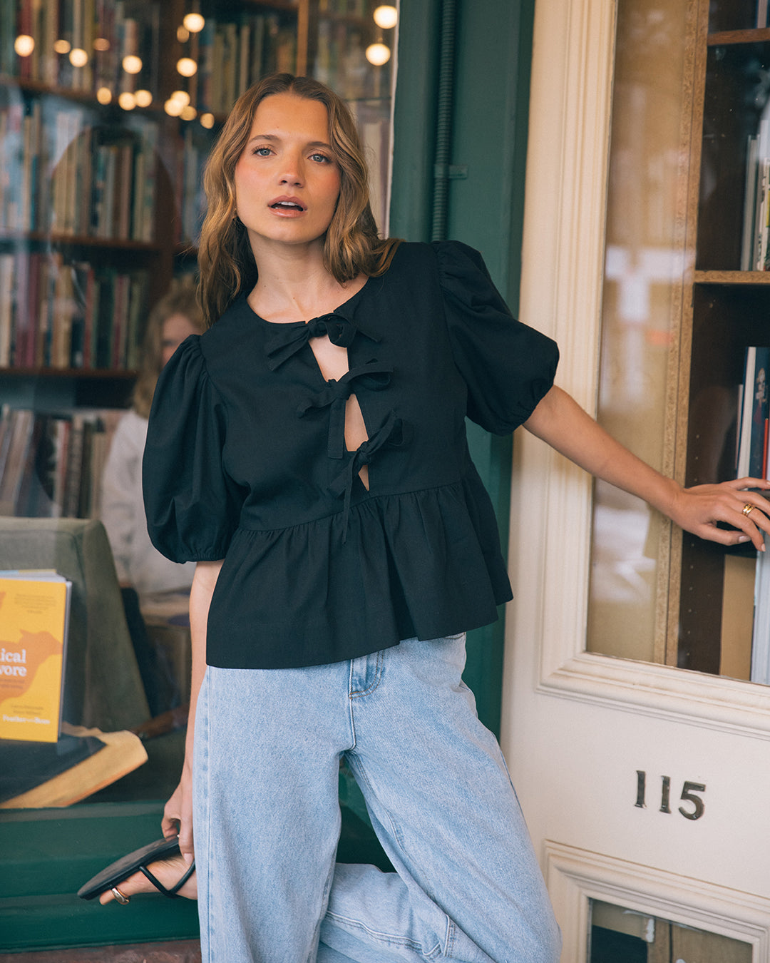 Aftersun Linen Top / Black | Silent Theory Silent Theory