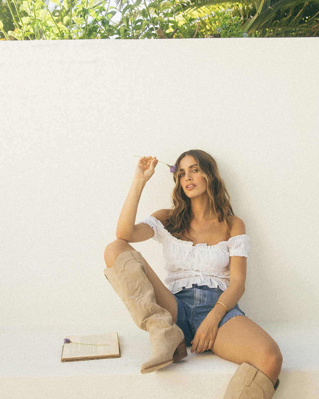 Rain Short Sleeve Top / White / All About Eve All About Eve