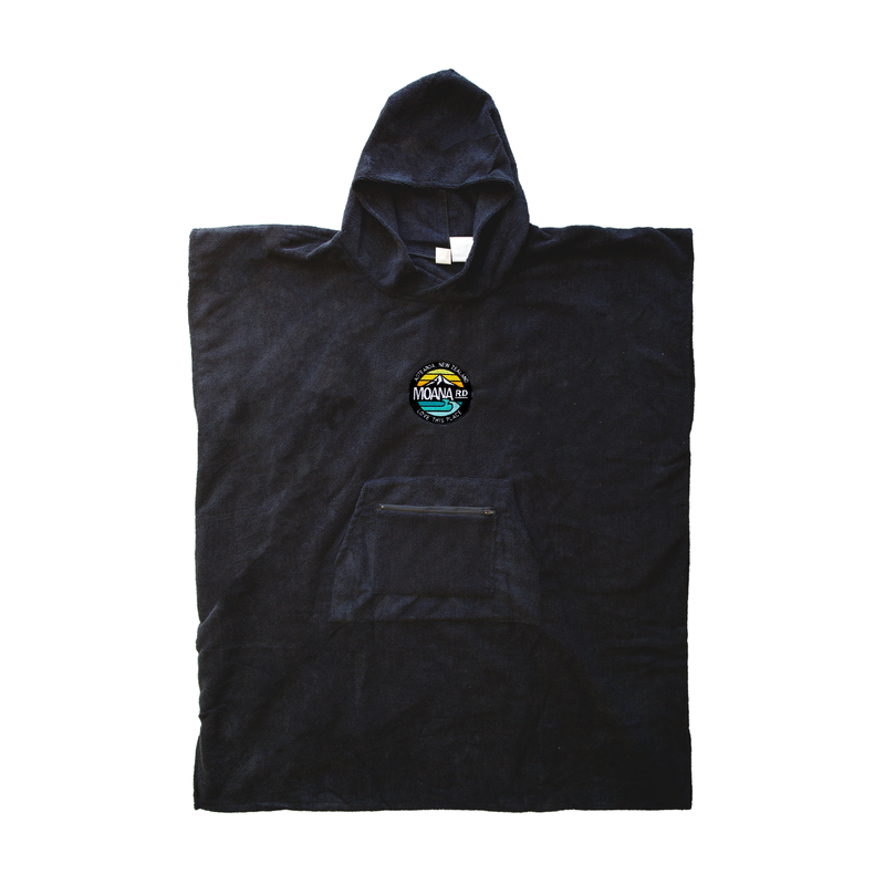 Adventure Cotton Towel Hoodie | Adult / Black Moana Road