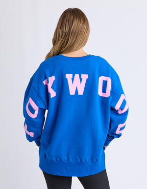 Interval Crew / Cobalt Blue - Neon Pink | Foxwood Foxwood