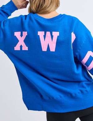 Interval Crew / Cobalt Blue - Neon Pink | Foxwood Foxwood