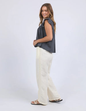 Adelyn Top / Charcoal | Foxwood Foxwood