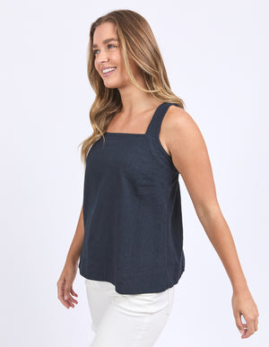 Lourdes Top / Navy | Foxwood Foxwood