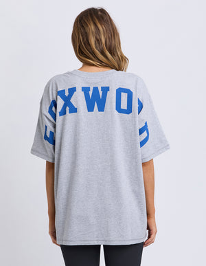 Interval Tee / Grey Marle/Blue | Foxwood Foxwood