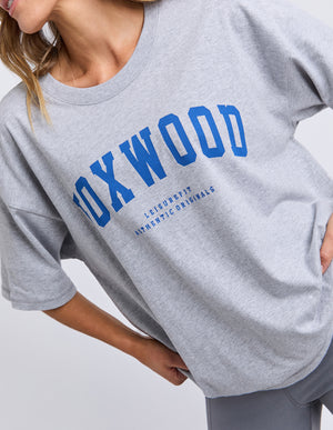 Interval Tee / Grey Marle/Blue | Foxwood Foxwood