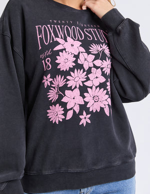 Floret Crew / Black | Foxwood Foxwood