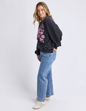 Floret Crew / Black | Foxwood Foxwood