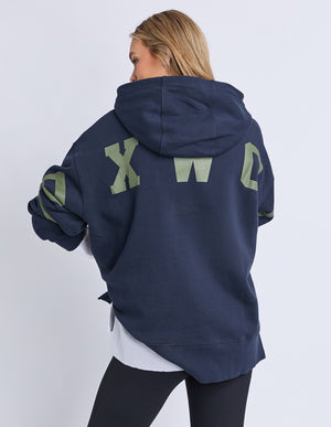 Interval Hoodie / Navy - Khaki | Foxwood Foxwood