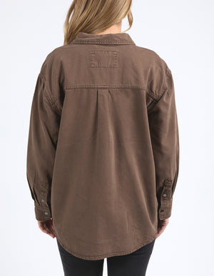 Daisy Overshirt / Chocolate | Foxwood Foxwood