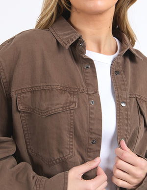Daisy Overshirt / Chocolate | Foxwood Foxwood