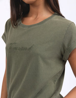 Signature Tee / Khaki | Foxwood Foxwood