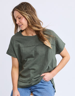 Allison Tee / Khaki | Foxwood Foxwood