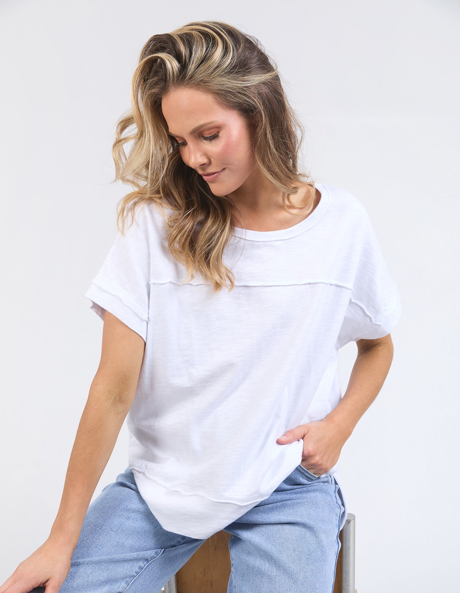 Allison Tee / White | Foxwood Foxwood