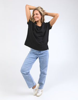 Allison Tee / Black | Foxwood Foxwood