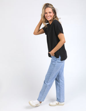 Allison Tee / Black | Foxwood Foxwood