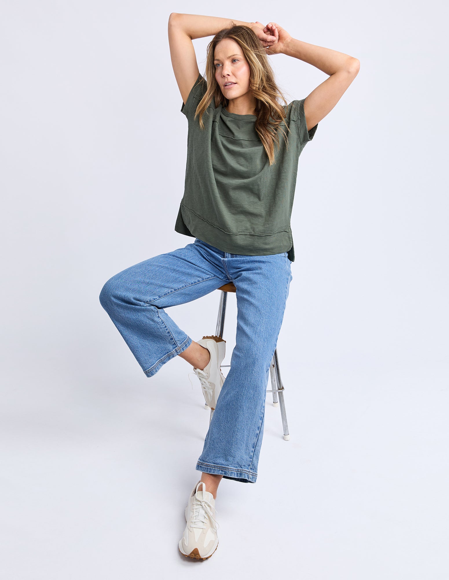 Allison Tee / Khaki | Foxwood Foxwood