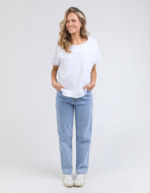Allison Tee / White | Foxwood Foxwood