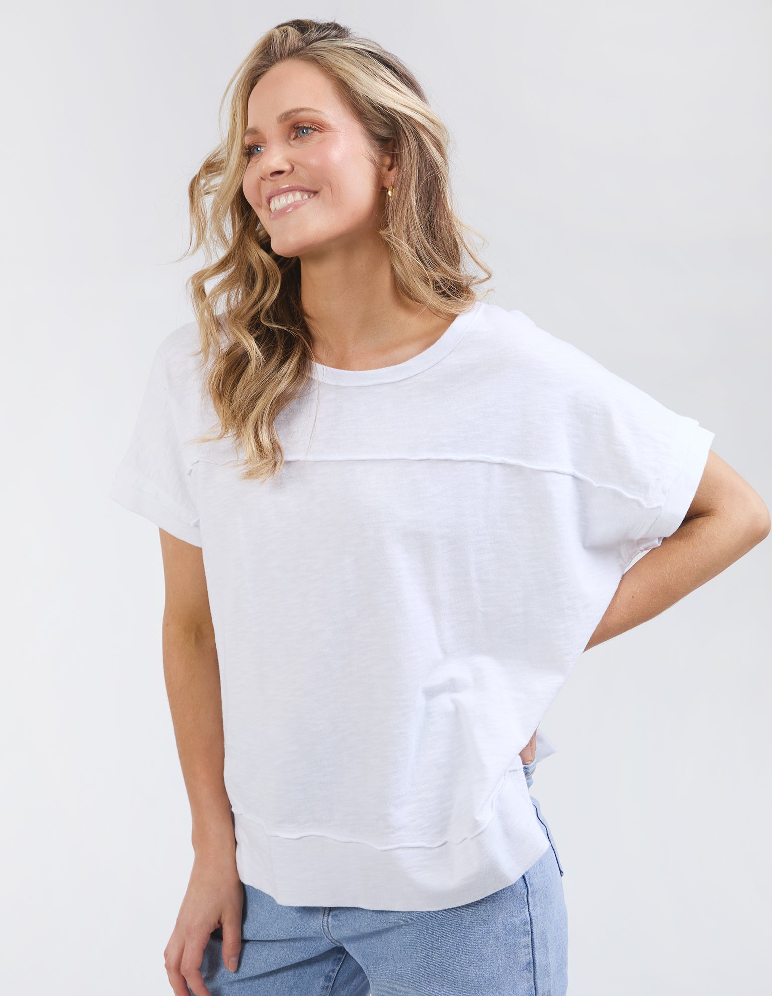 Allison Tee / White | Foxwood Foxwood
