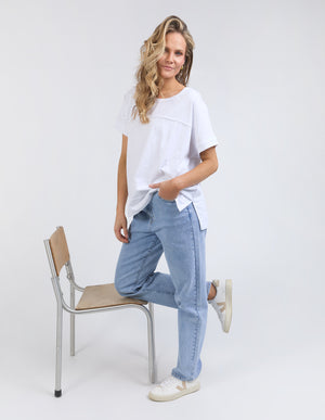 Allison Tee / White | Foxwood Foxwood
