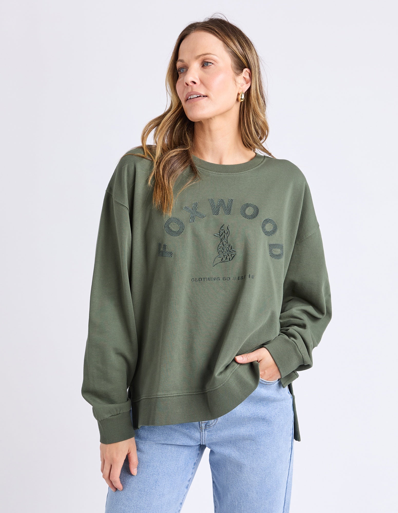 Effortless Crew / Khaki | Foxwood Foxwood