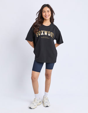 Interval Tee / Black/ Gold | Foxwood Foxwood