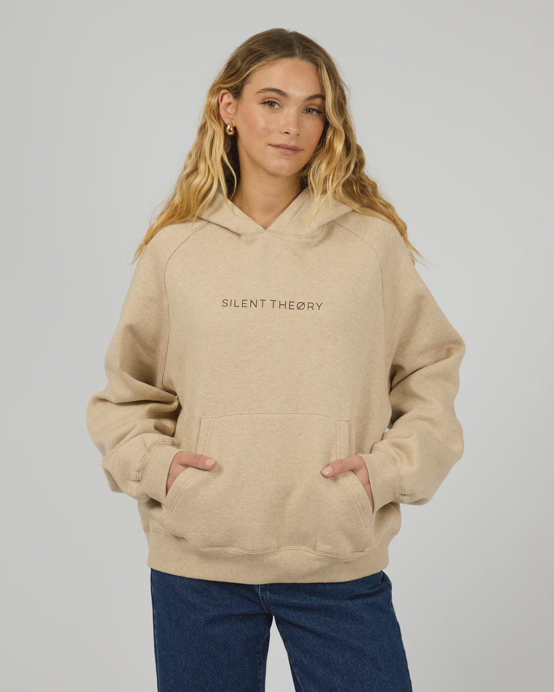 Logo Hoodie / Oat Marle | Silent Theory Silent Theory