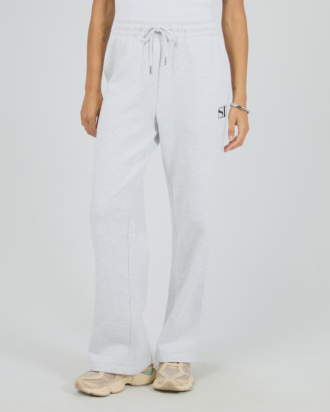 Silent Luxe Trackpant / Snow Marle | Silent Theory Silent Theory