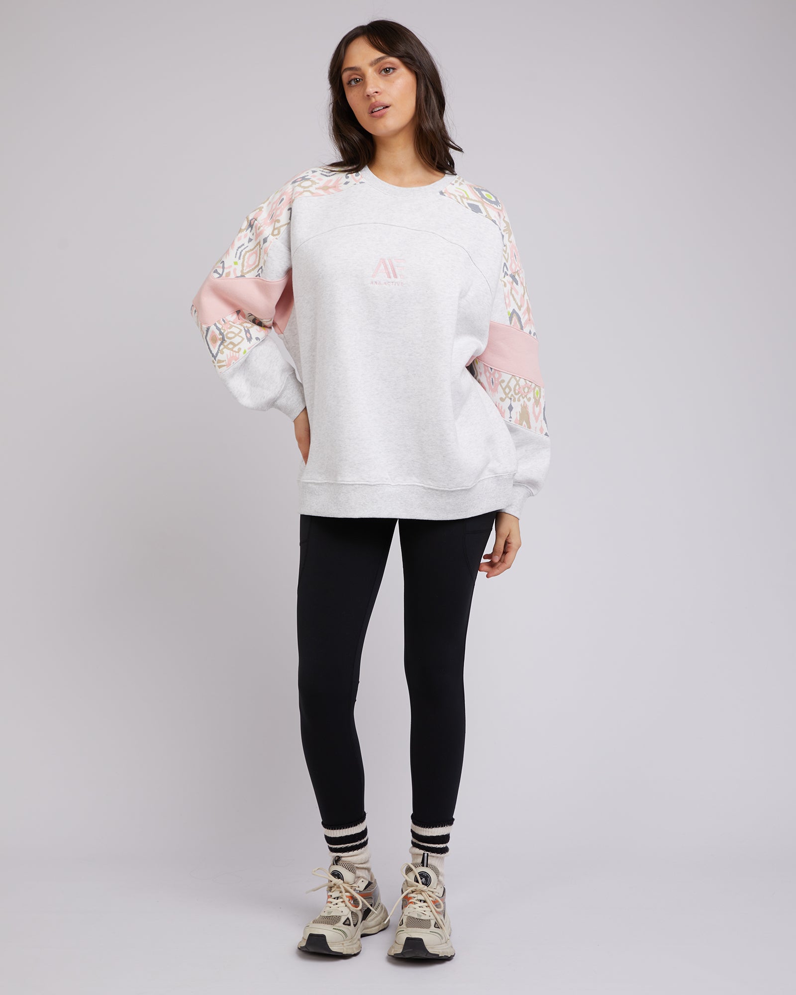 Base Panelled Crew / Snow | All About Eve All About Eve